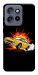Чохол Retro comics car black для Motorola Edge 50 Neo