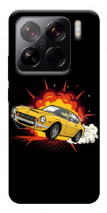 Чохол Retro comics car black для Xiaomi 15 Pro