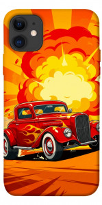 Чехол Retro comics car для iPhone 11