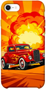 Чохол Retro comics car для iPhone SE (2020)