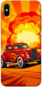 Чохол Retro comics car для iPhone XS Max