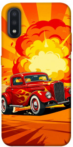 Чехол Retro comics car для Galaxy A01