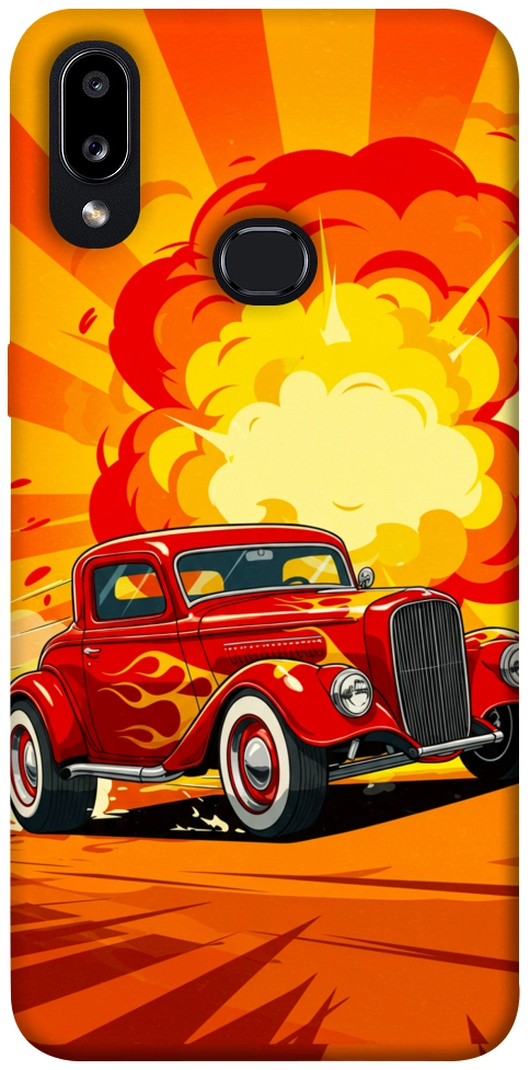 Чохол Retro comics car для Galaxy A10s (2019)