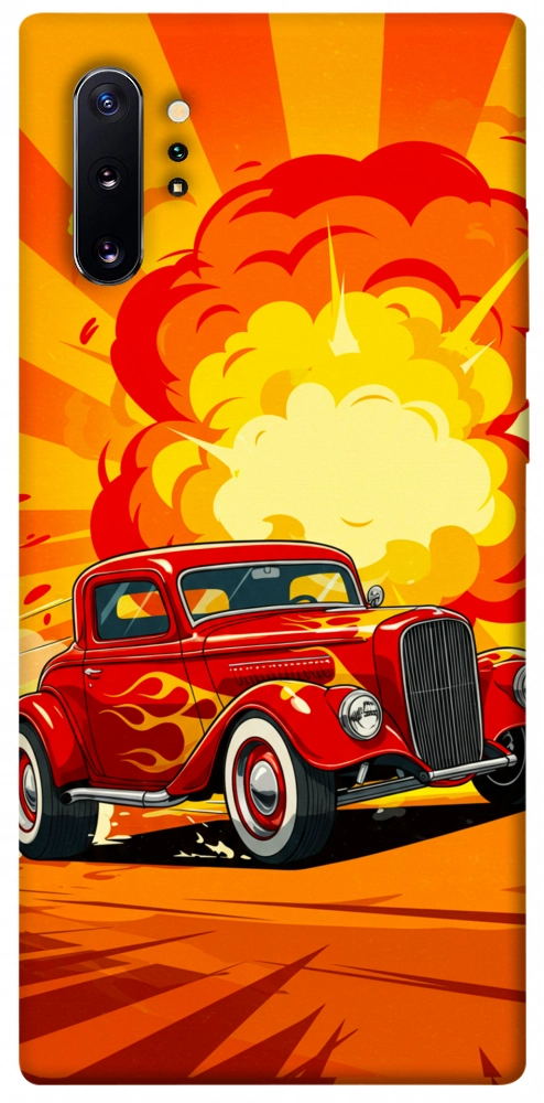 Чехол Retro comics car для Galaxy Note 10+ (2019)
