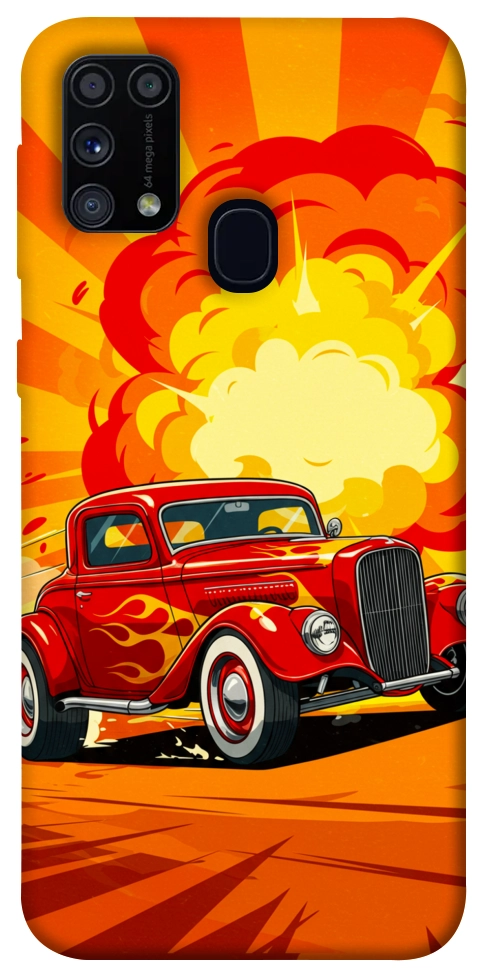 Чохол Retro comics car для Galaxy M31 (2020)