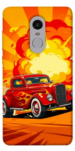 Чохол Retro comics car для Xiaomi Redmi Note 4 (Snapdragon)