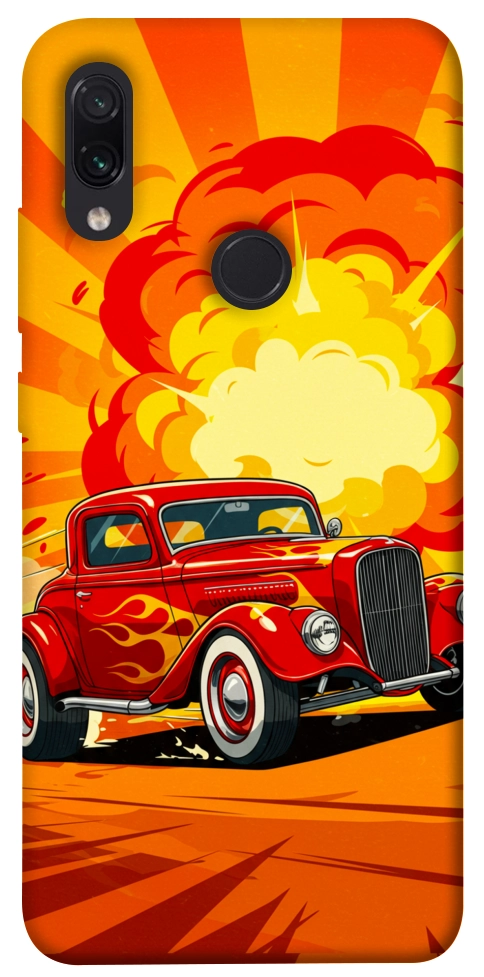 Чохол Retro comics car для Xiaomi Redmi Note 7