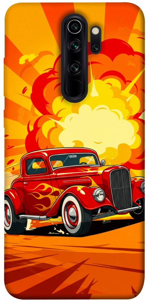 Чехол Retro comics car для Xiaomi Redmi Note 8 Pro