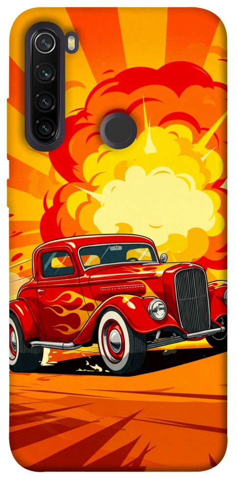Чохол Retro comics car для Xiaomi Redmi Note 8T