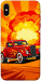 Чохол Retro comics car для iPhone XS