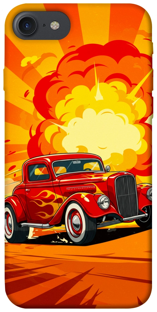 Чохол Retro comics car для iPhone 8