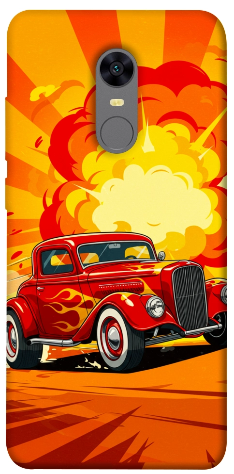 Чохол Retro comics car для Xiaomi Redmi Note 5 (Single Camera)