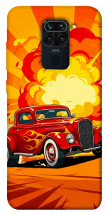 Чехол Retro comics car для Xiaomi Redmi Note 9