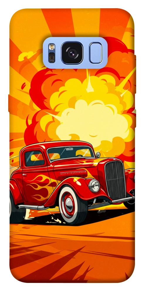 Чехол Retro comics car для Galaxy S8 (G950)
