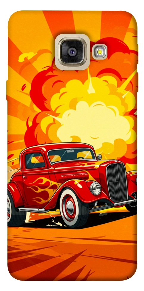 Чехол Retro comics car для Galaxy A5 (2017)