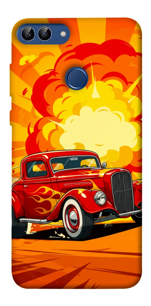 Чехол Retro comics car для Huawei P Smart