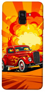 Чохол Retro comics car для Galaxy A8 (2018)