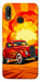 Чехол Retro comics car для Huawei P20 Lite
