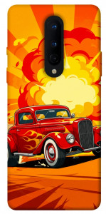 Чехол Retro comics car для OnePlus 8