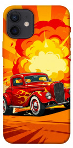 Чохол Retro comics car для iPhone 12