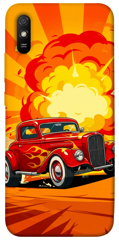 Чохол Retro comics car для Xiaomi Redmi 9A