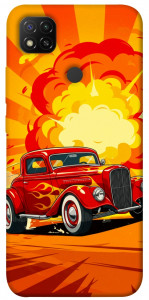 Чехол Retro comics car для Xiaomi Redmi 9C