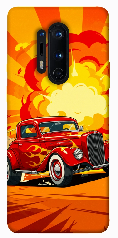 Чехол Retro comics car для OnePlus 8 Pro