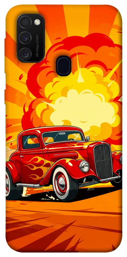 Чехол Retro comics car для Galaxy M30s