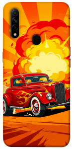 Чехол Retro comics car для Oppo A31