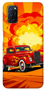 Чехол Retro comics car для Oppo A52