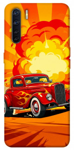 Чохол Retro comics car для Oppo A91