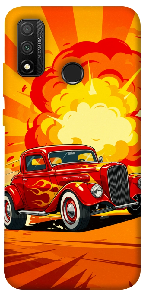 Чохол Retro comics car для Huawei P Smart (2020)