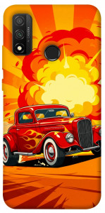 Чохол Retro comics car для Huawei P Smart (2020)