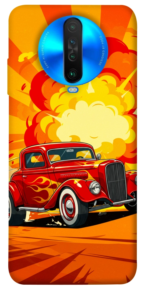 Чохол Retro comics car для Xiaomi Poco X2