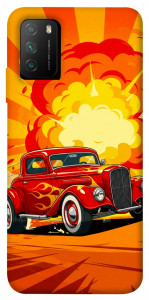 Чехол Retro comics car для Xiaomi Poco M3