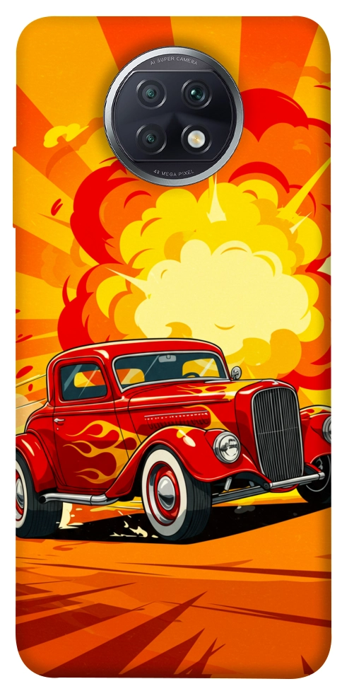 Чохол Retro comics car для Xiaomi Redmi Note 9T