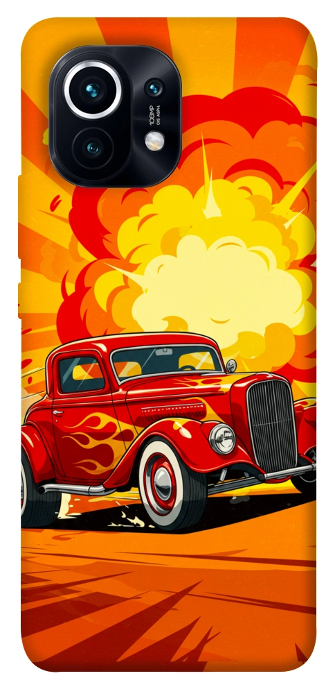 Чехол Retro comics car для Xiaomi Mi 11