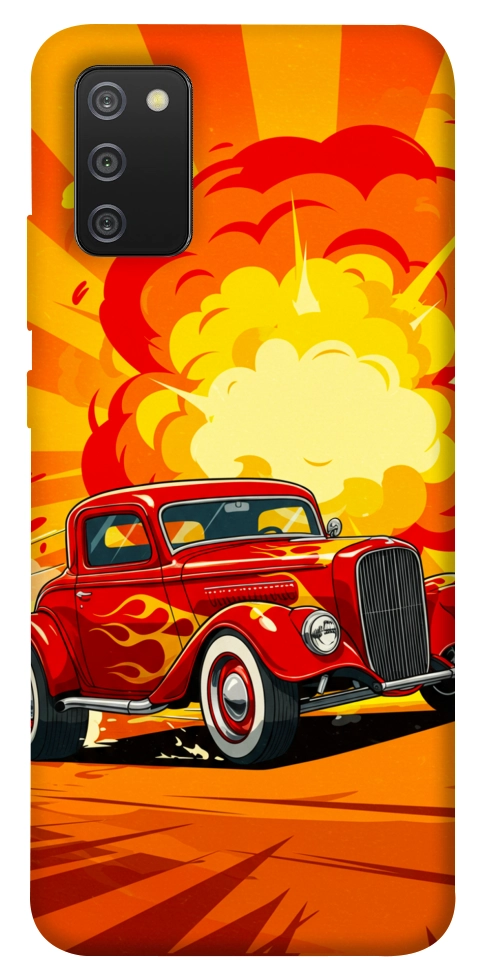 Чохол Retro comics car для Galaxy A02s