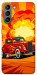 Чохол Retro comics car для Galaxy S21