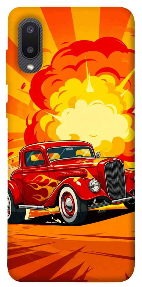 Чохол Retro comics car для Galaxy A02