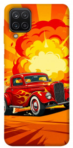 Чехол Retro comics car для Samsung Galaxy A12