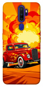 Чохол Retro comics car для Oppo A5 (2020)