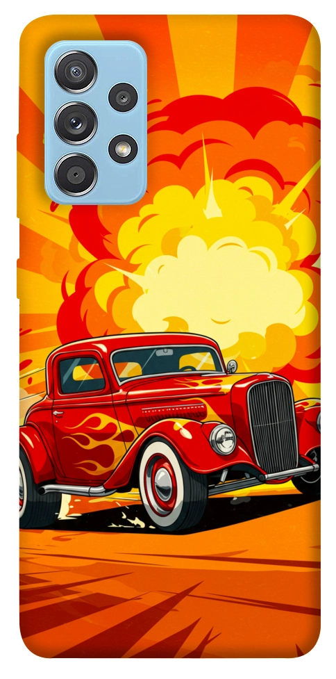 Чохол Retro comics car для Galaxy A52