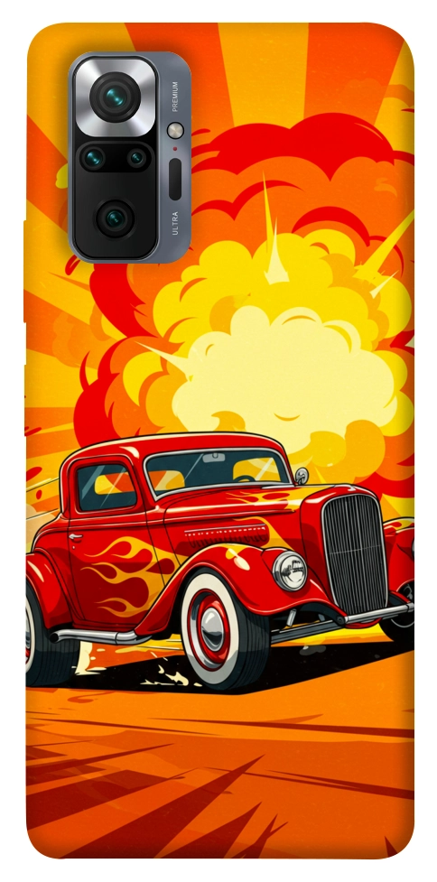 Чохол Retro comics car для Xiaomi Redmi Note 10 Pro