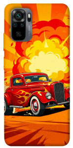 Чехол Retro comics car для Xiaomi Redmi Note 10