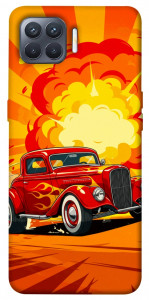 Чехол Retro comics car для Oppo Reno 4 Lite