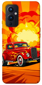 Чохол Retro comics car для OnePlus 9