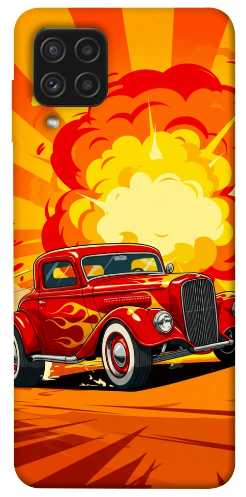 Чохол Retro comics car для Galaxy A22 4G