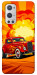 Чехол Retro comics car для Oneplus 9 pro