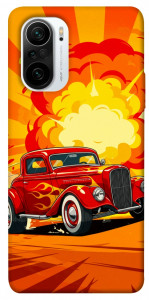 Чохол Retro comics car для Xiaomi Poco F3